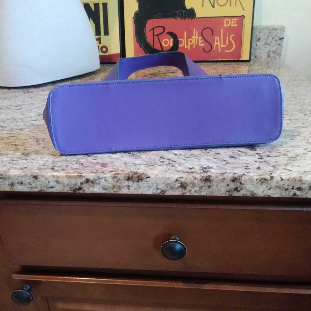 Baekgaard Purple Purse One Strap Shoulder Bag NWOT - Picture 6 of 8